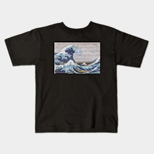 Great Wave Off Kanagawa Play Bricks [Rx-Tp] Kids T-Shirt